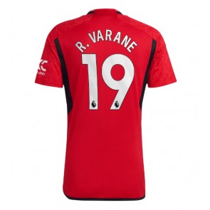 Manchester United Raphael Varane #19 Hjemmebanetrøje 2023-24 Kort ærmer